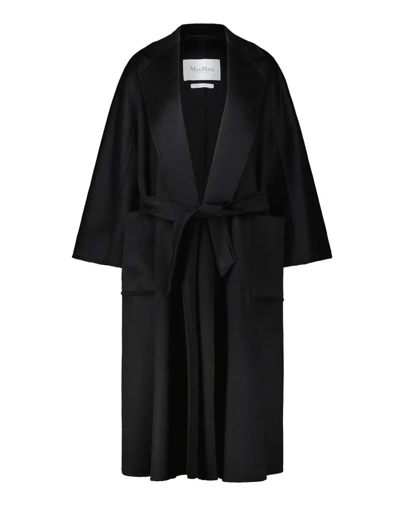 Max Mara Ludmilla Icon Coat aus Kaschmir Schwarz