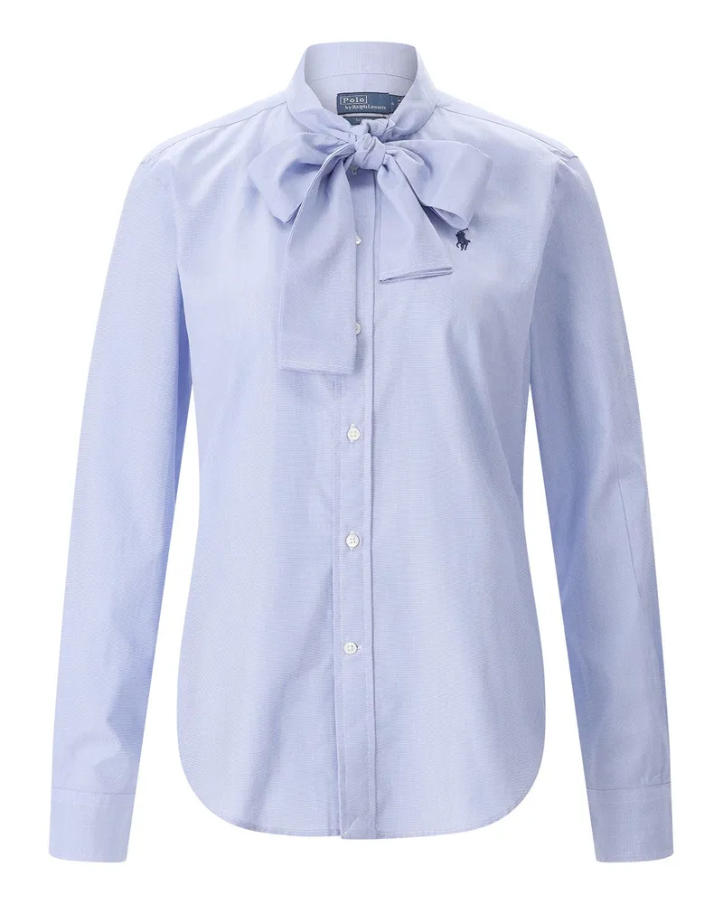 Ralph Lauren Hemdbluse aus Baumwolle Hellblau