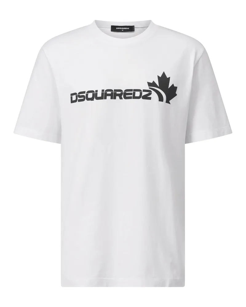 Dsquared2 T-Shirt mit Logo Weiß