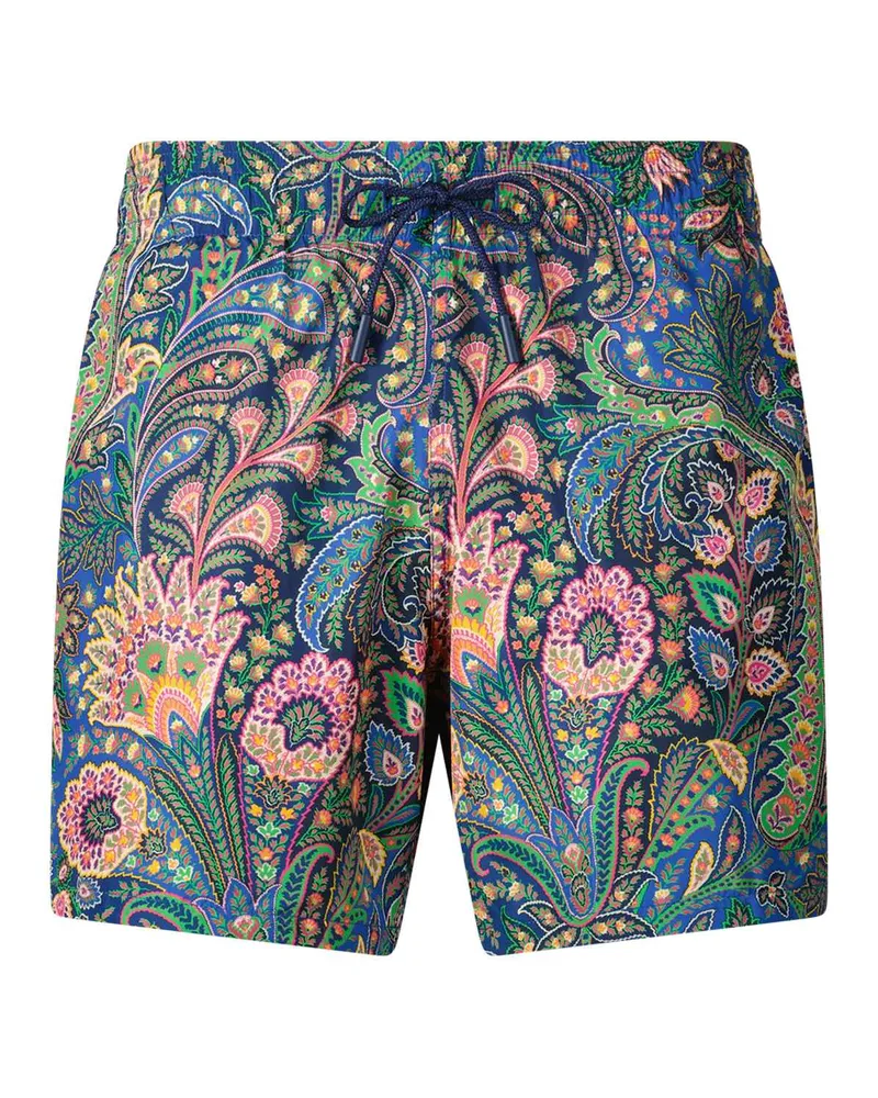 Etro Badehose mit Paisley-Muster Multicolor