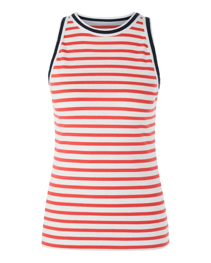 Marc Cain Gestreiftes Top Rot