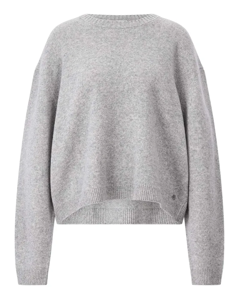True Religion Oversized Pullover aus Wolle Grau