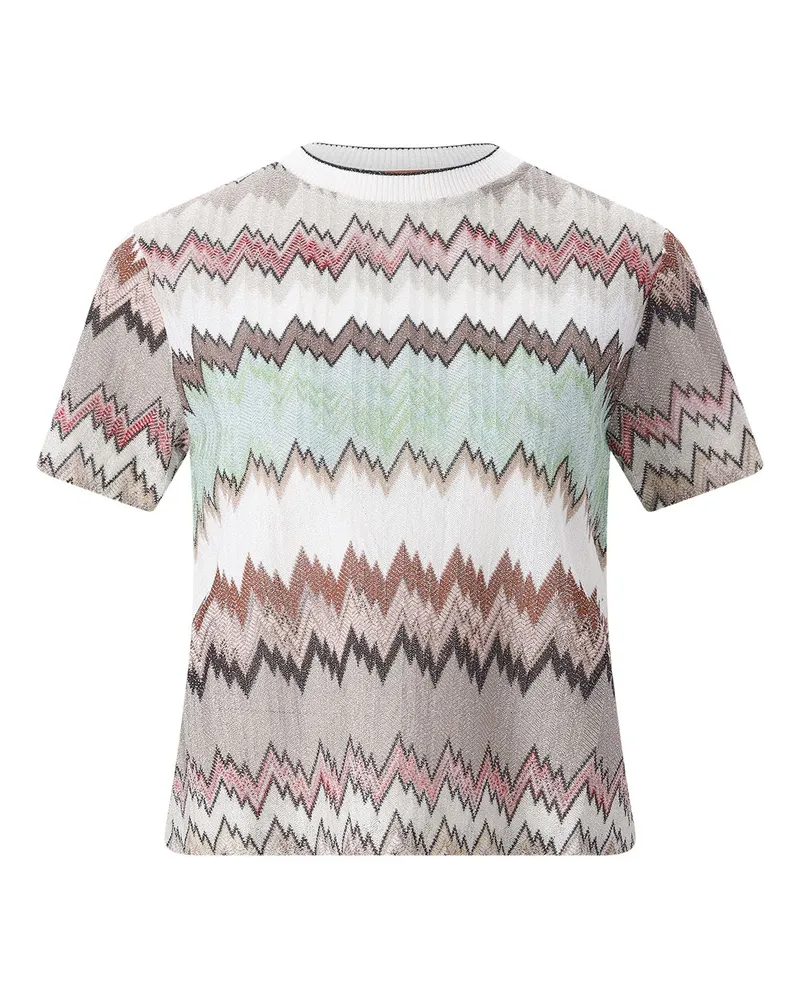 Missoni T-Shirt mit Muster Multicolor