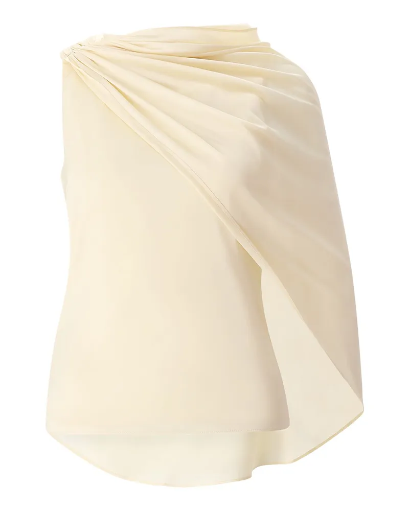 ROTATE Birger Christensen Top aus Satin Gelb
