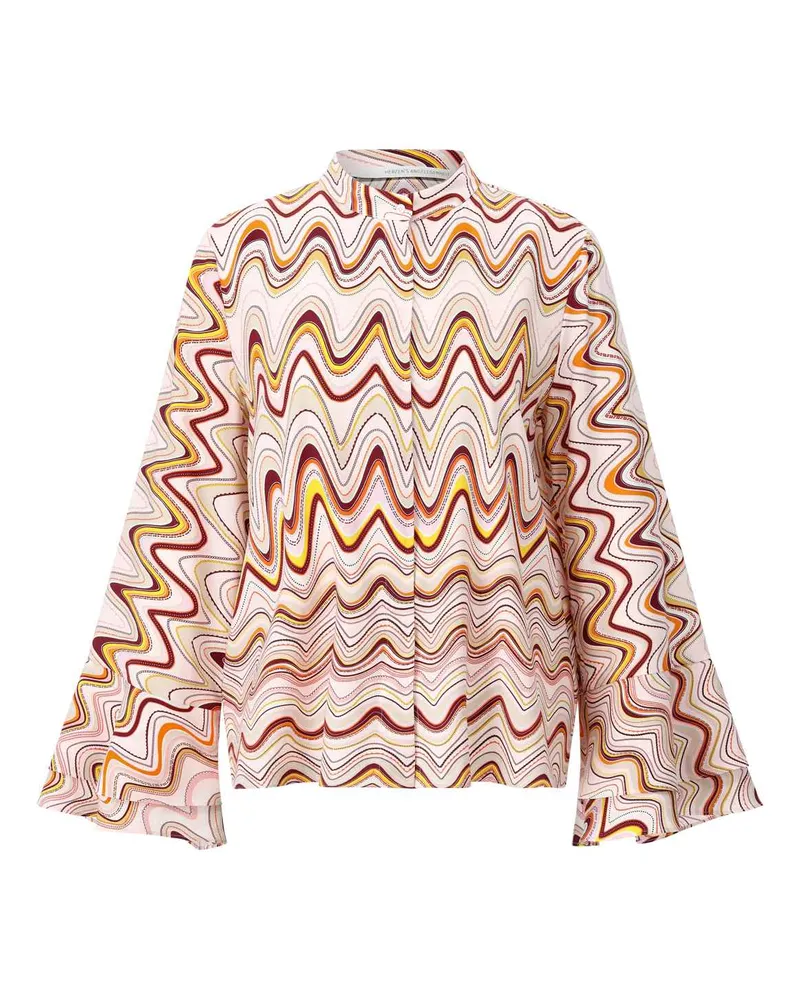 Herzen's Angelegenheit Bluse aus Seide Multicolor