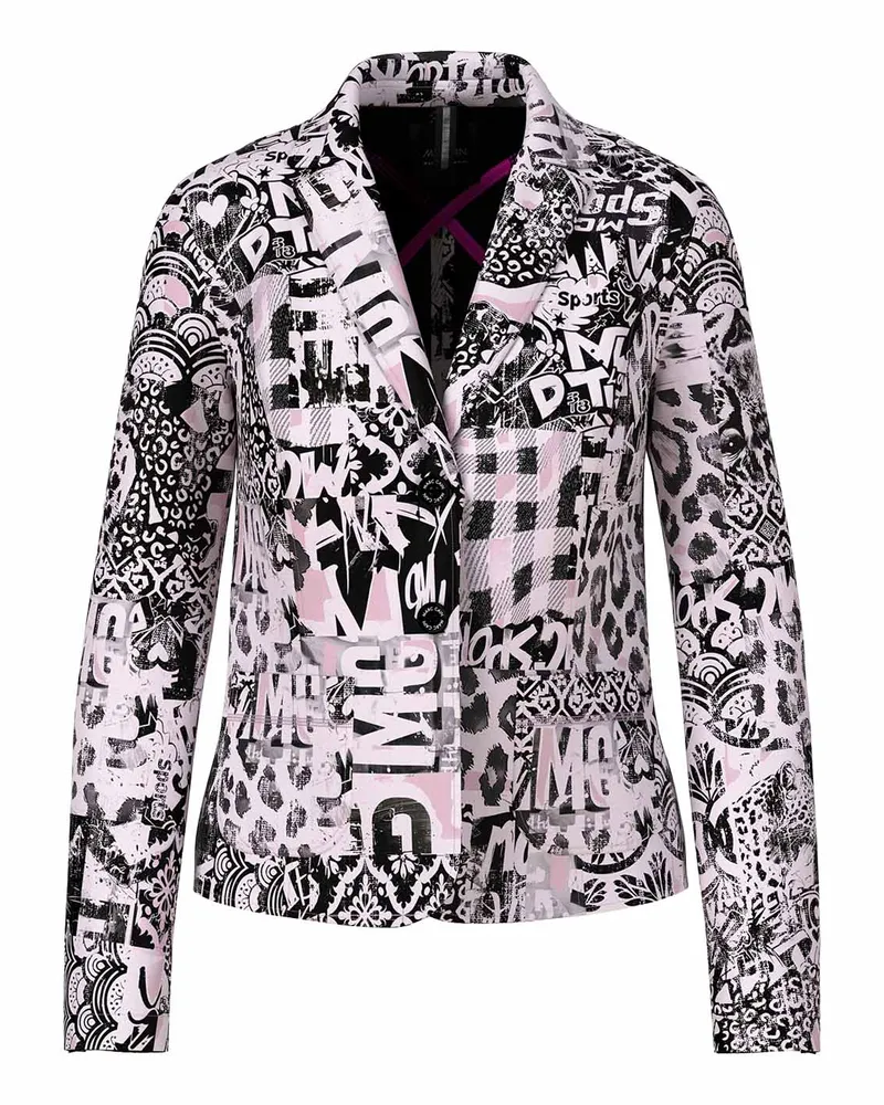 Marc Cain Blazer mit Print Rosa