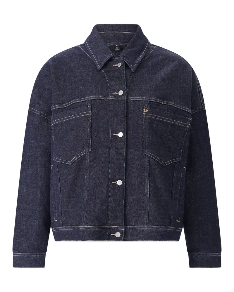 True Religion Jeansjacke Amber Dunkelblau
