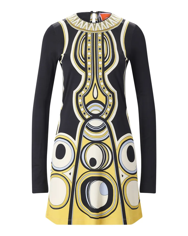 La DoubleJ Minikleid aus Viskose Gelb