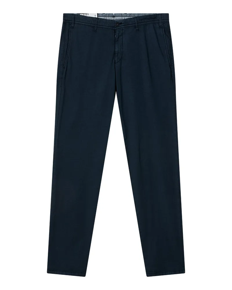 Hiltl Chinohose aus Baumwollmix Dunkelblau