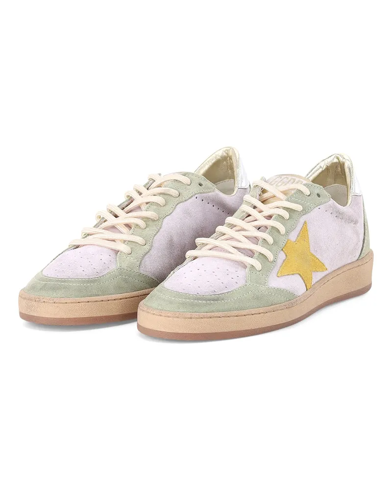 Golden Goose Sneaker Ball Star aus Leder Multicolor