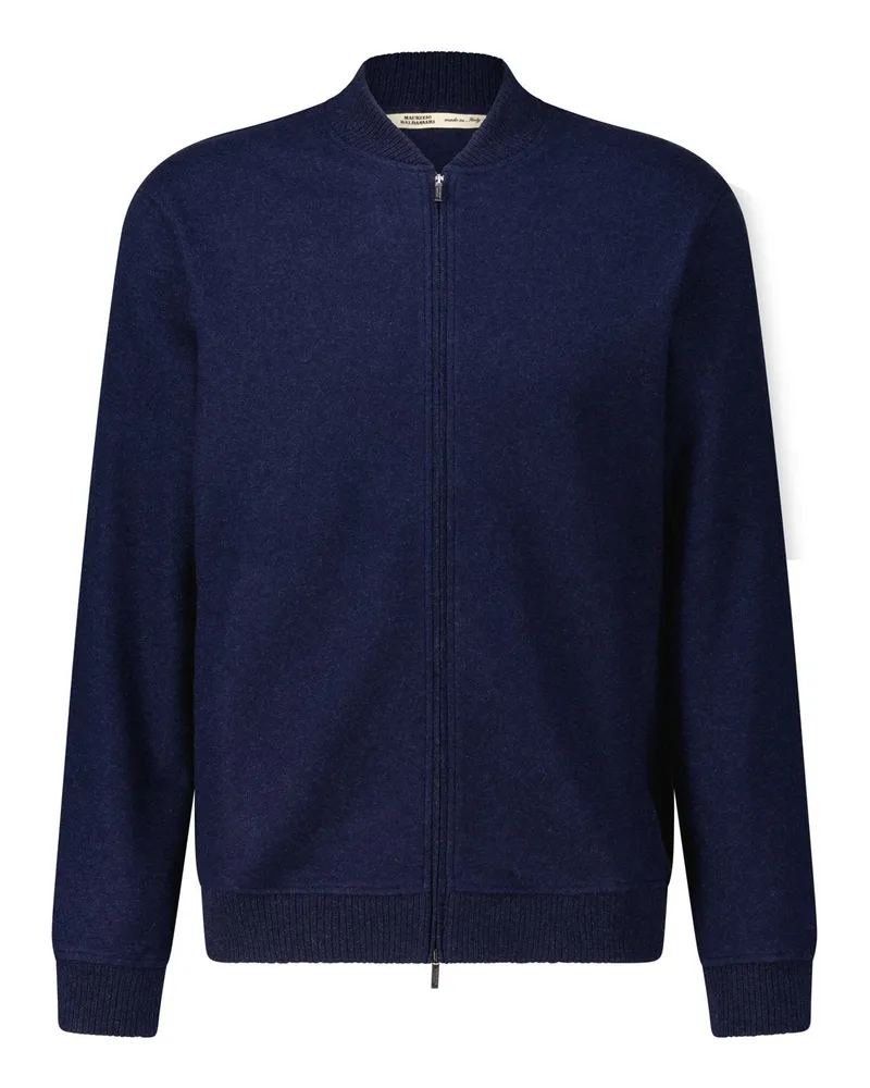 Maurizio Baldassari Blouson aus Kaschmir Dunkelblau
