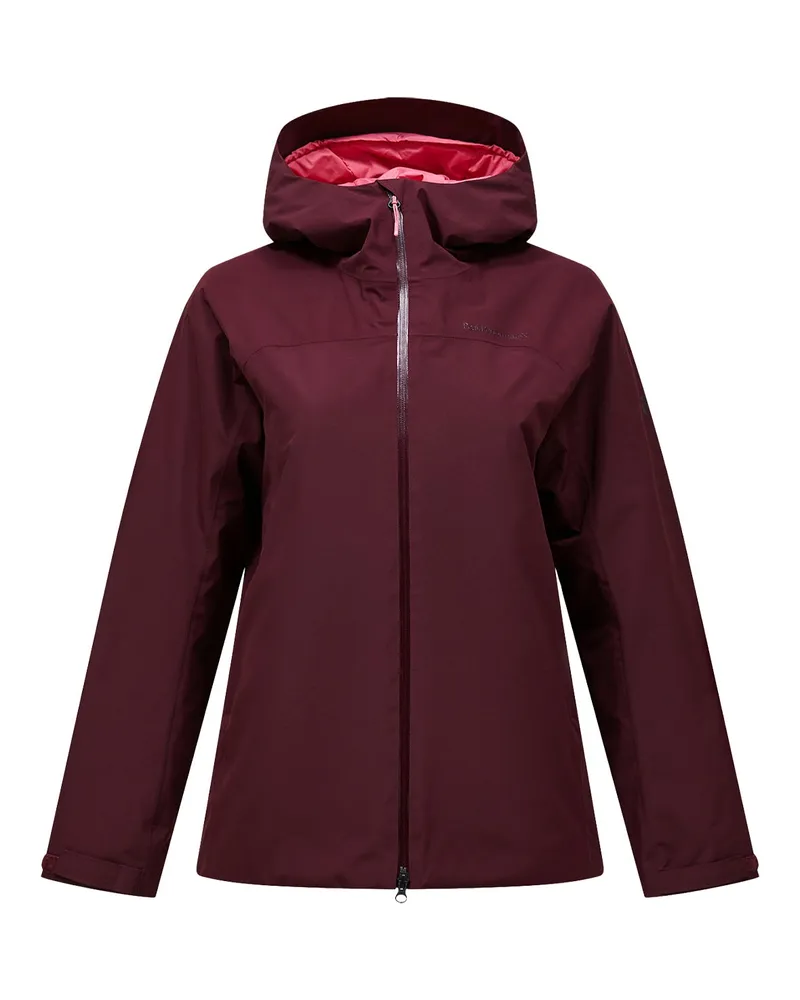 Peak Performance Jacke Treeline Hipe Rot