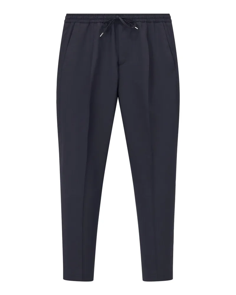 Briglia 1949 Stoffhose aus Wollmix Dunkelblau