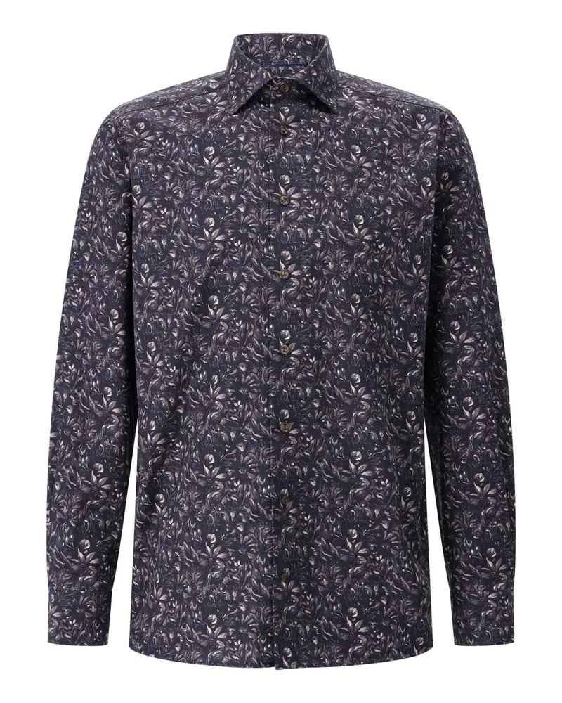 Eton Contemporary-Fit Hemd Dunkelblau