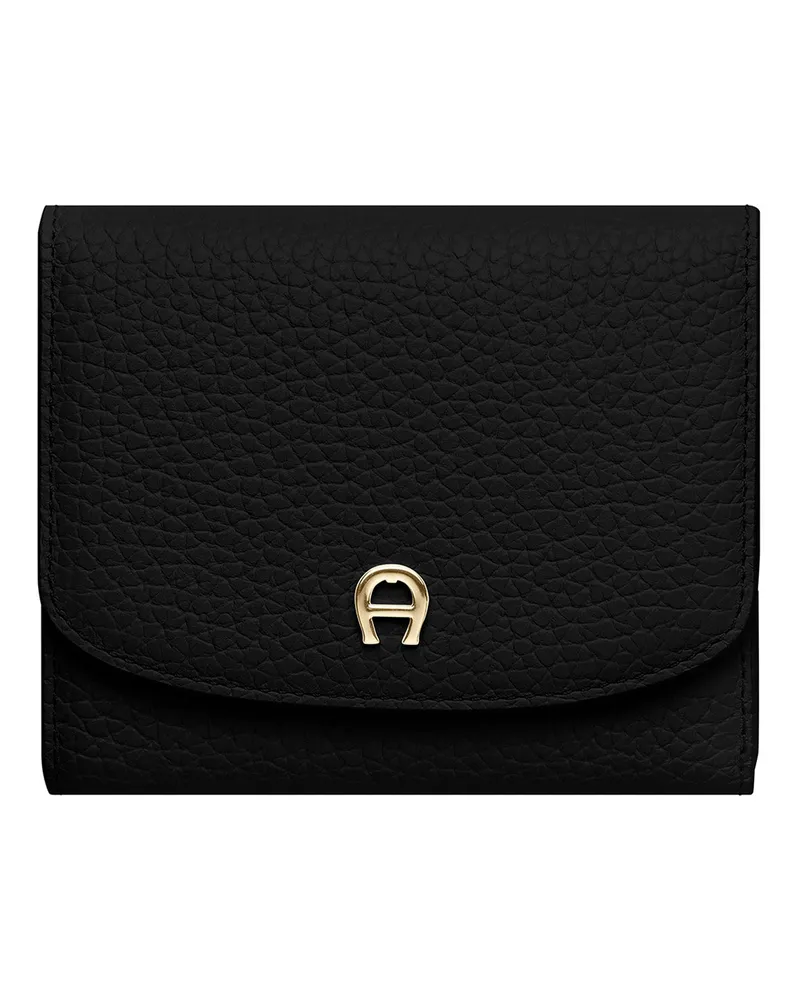 Aigner Geldbörse Carré Soft Schwarz