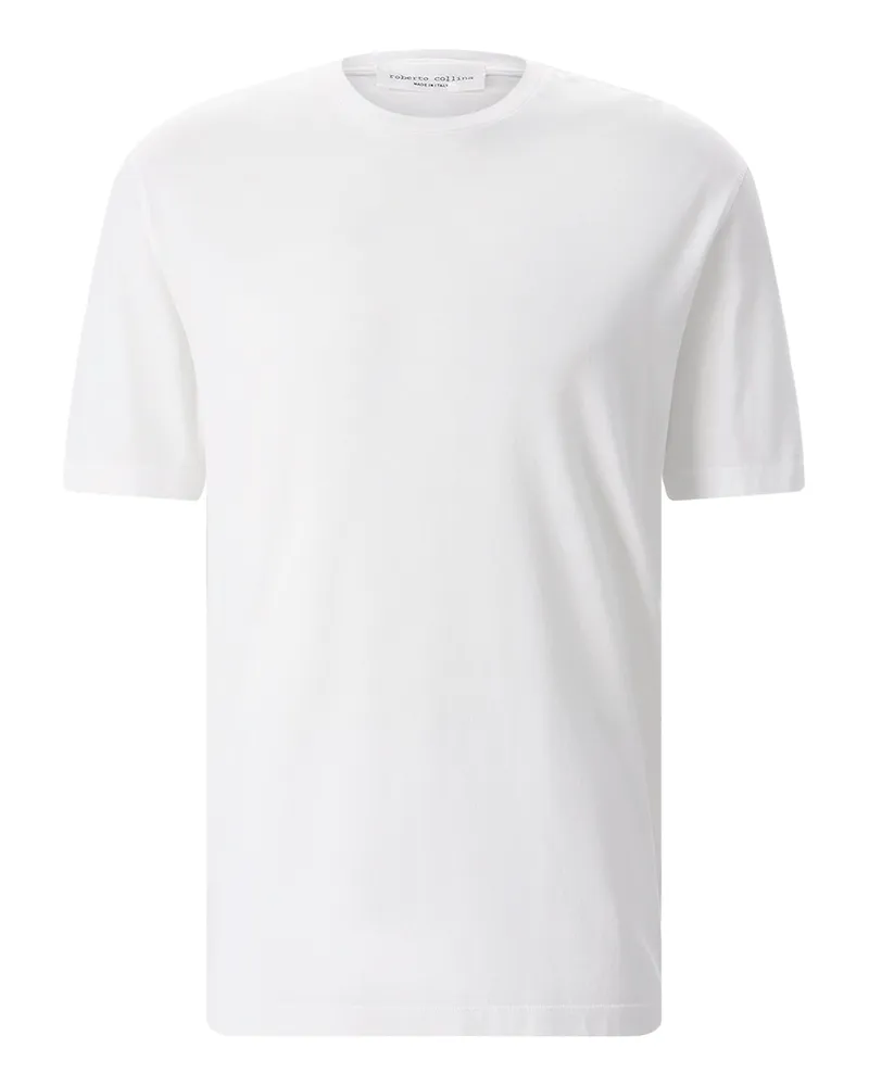Roberto Collina T-Shirt aus Baumwolle Weiß