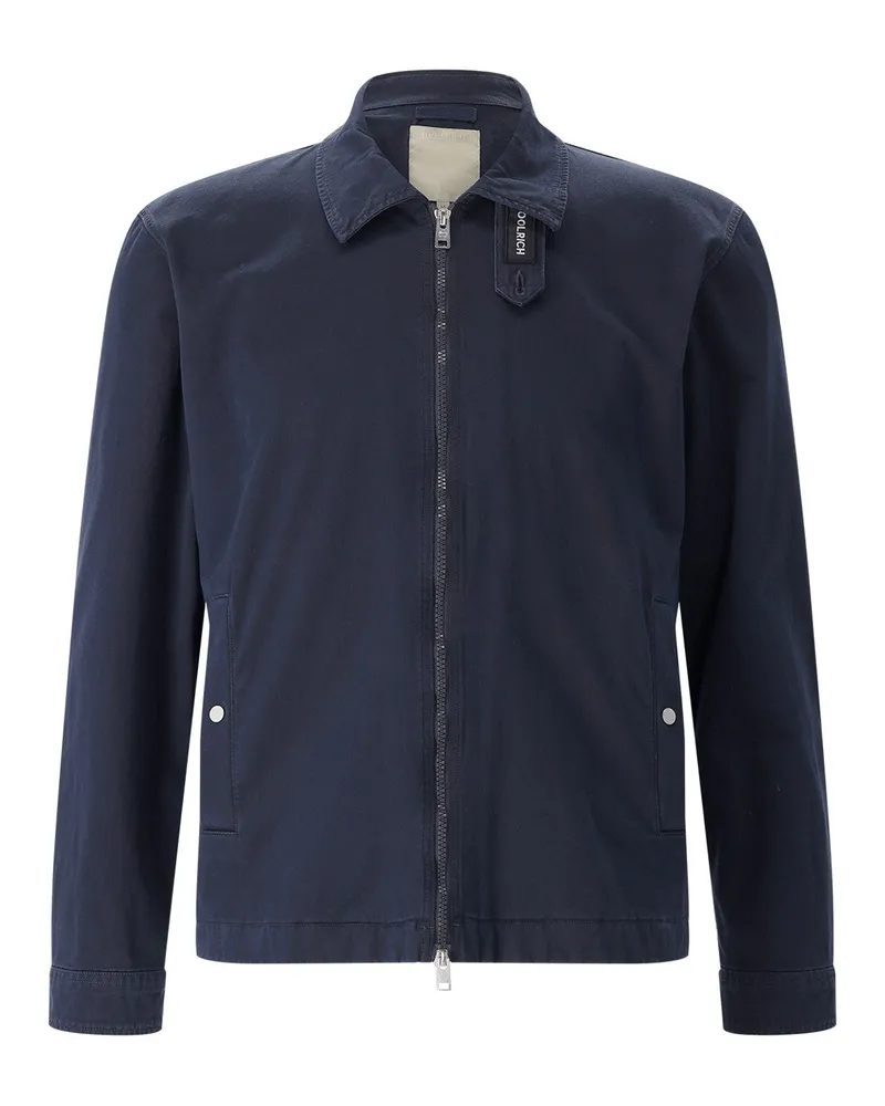 Woolrich Jacke aus Baumwolle Blau