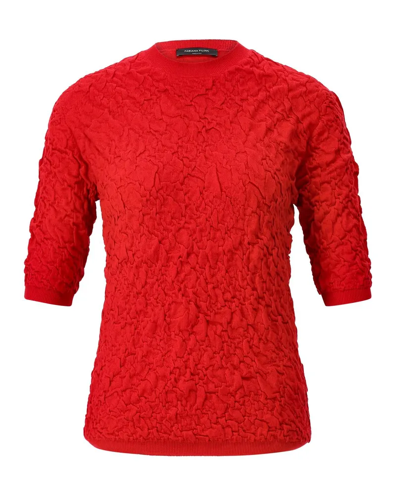 Fabiana Filippi Shirt aus Wolle Rot