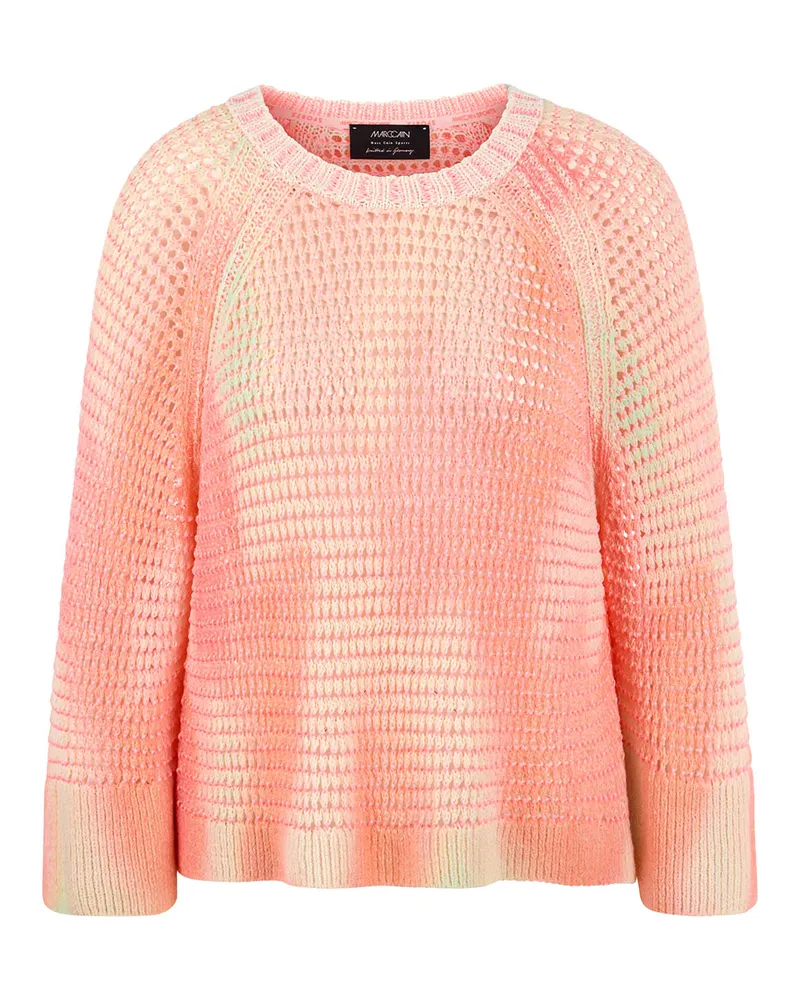 Marc Cain Pullover aus Baumwollmix Rosa