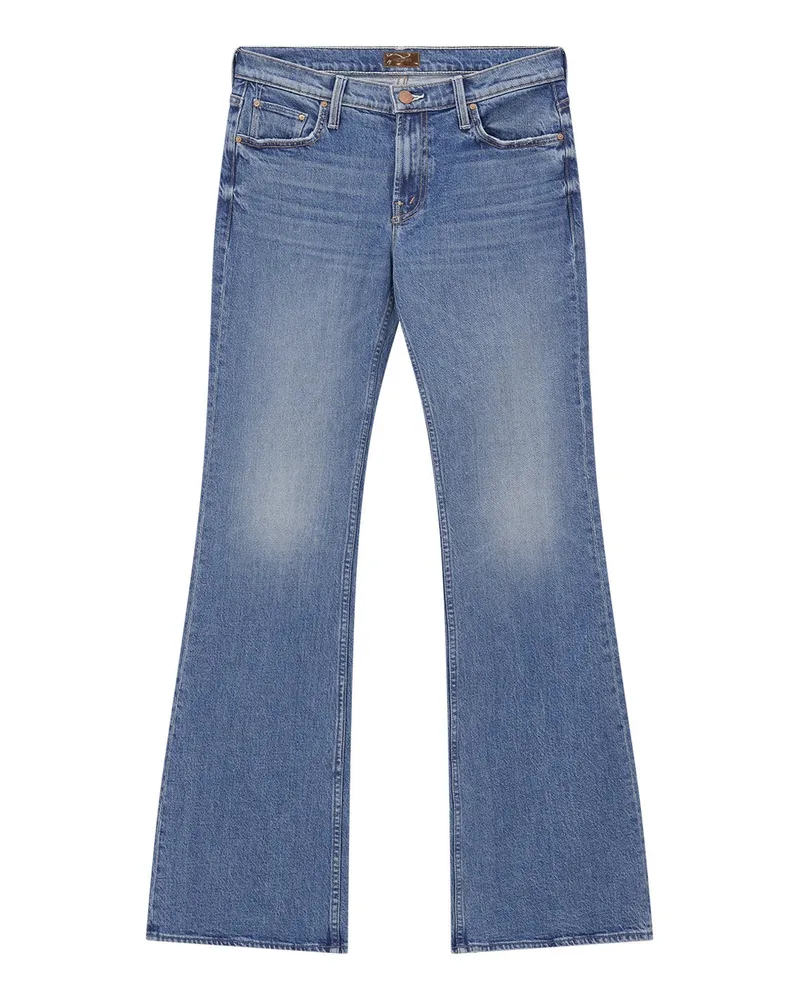 Mother Jeans The Jinx Heel Blau