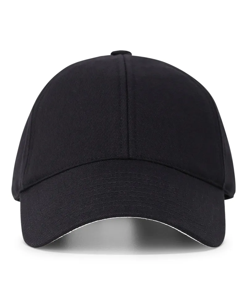 Courrèges Cap mit Logo Schwarz