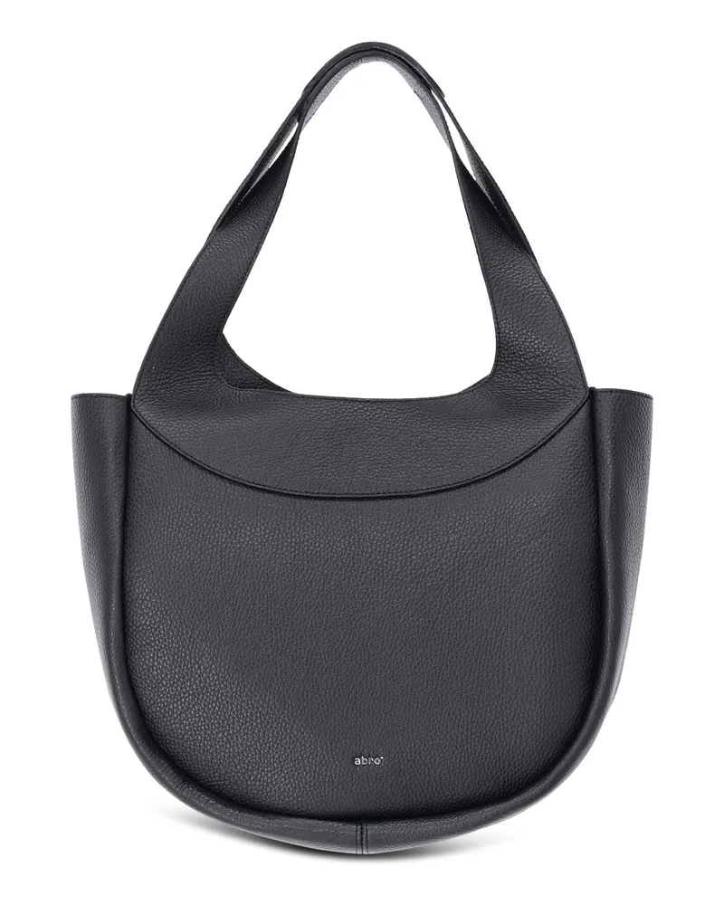 Abro Hobo-Schultertasche Loft Schwarz