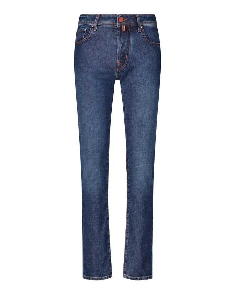 Jacob Cohën Slim-Fit Jeans Bard Dunkelblau