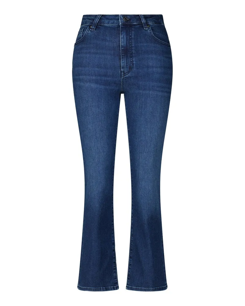Frame Denim Bootcut Jeans The Reboot Crop Blau