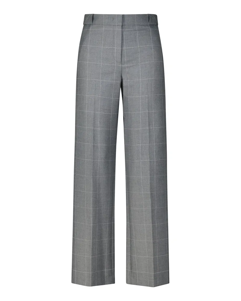 Riani Stoffhose mit Karo-Muster Grau