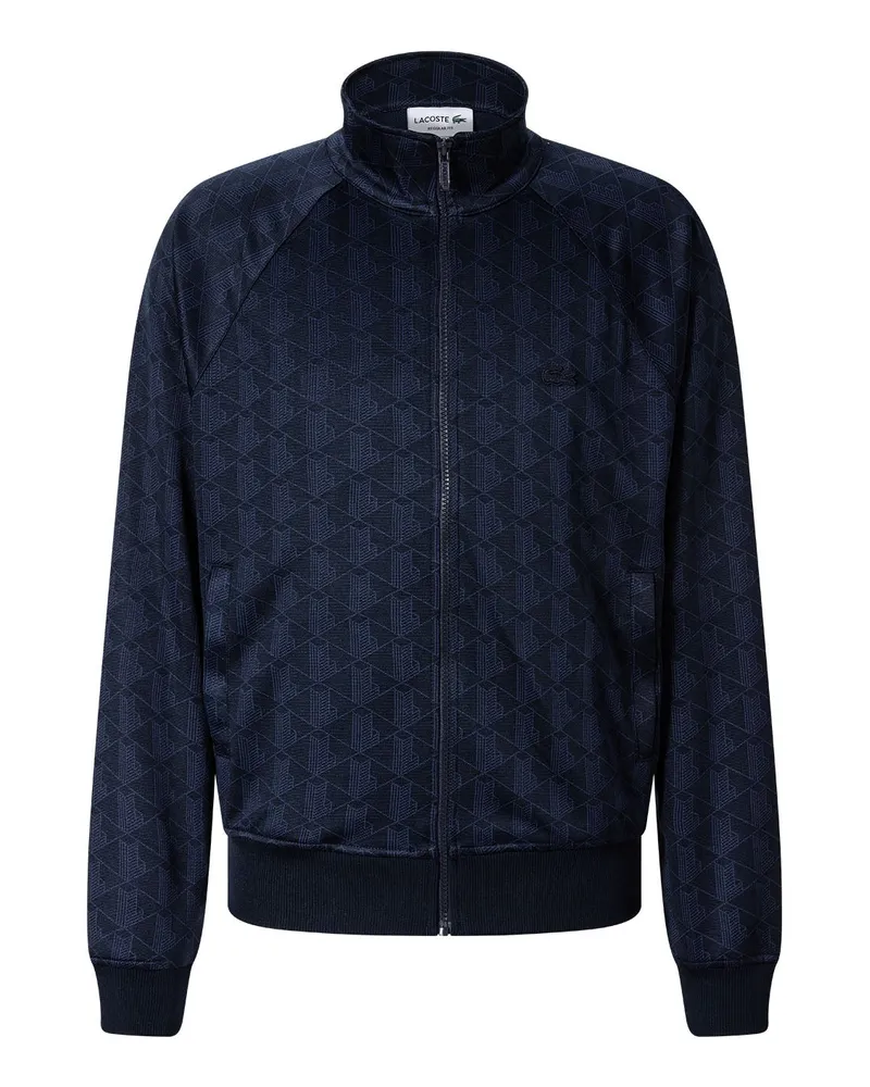 Lacoste Sweatjacke mit Stehkragen Navy