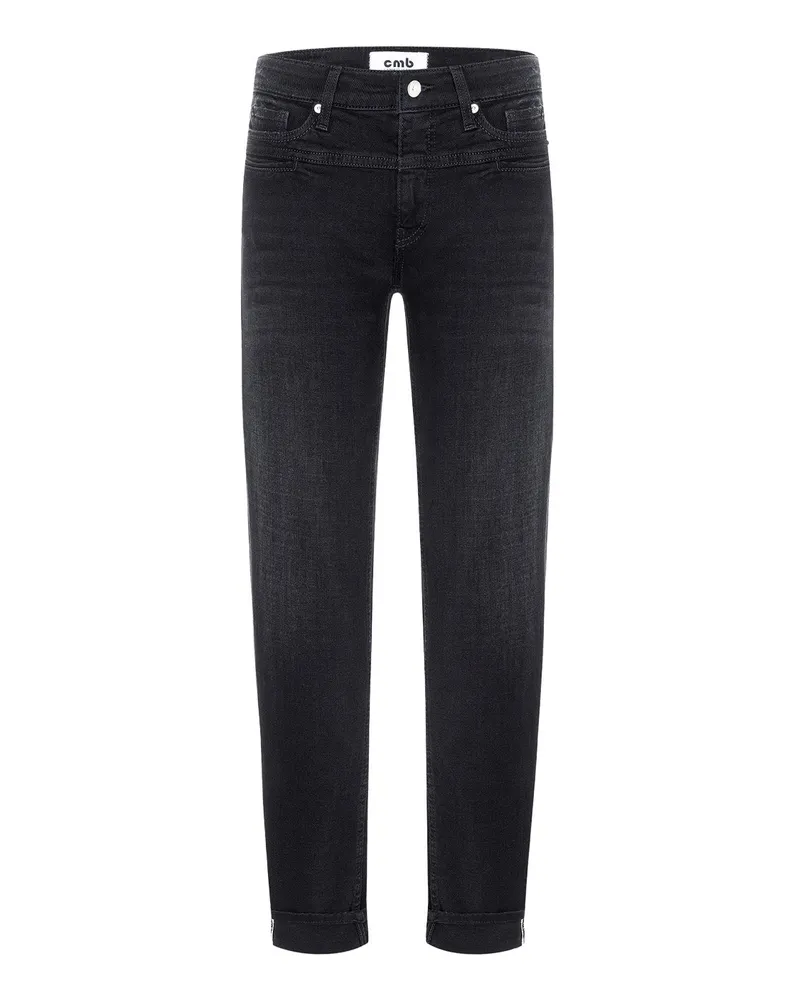 Cambio Regular-Fit Jeans Pearlie Schwarz