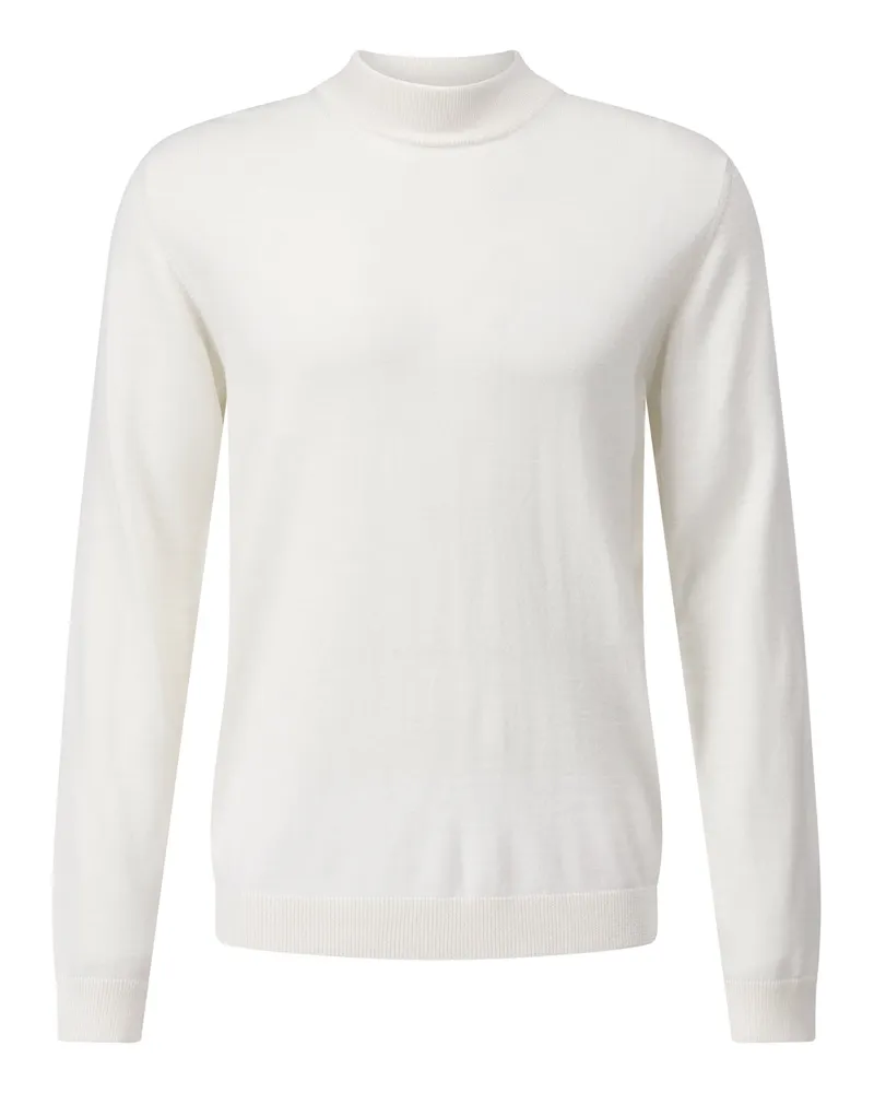 Roberto Collina Pullover mit Stehkragen Creme