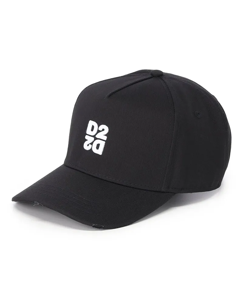 Dsquared2 Cap mit Logo Schwarz