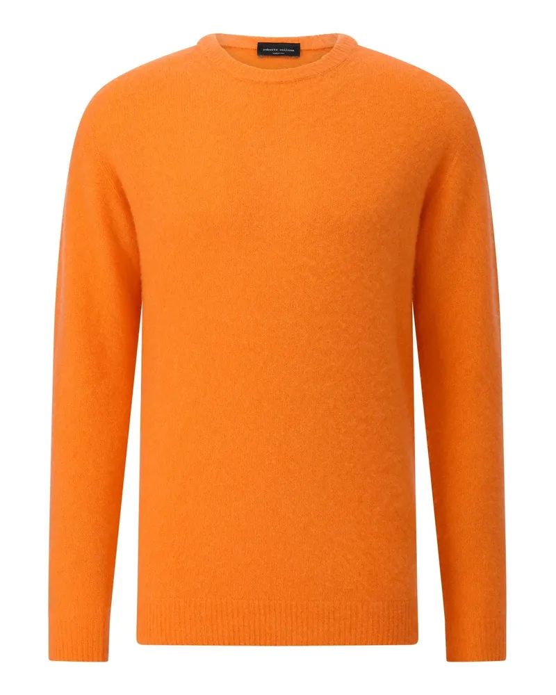 Roberto Collina Strickpullover aus Kaschmir Orange