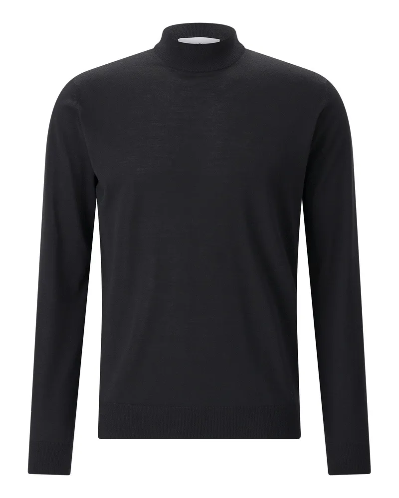 LARDINI Pullover aus Schurwolle Schwarz