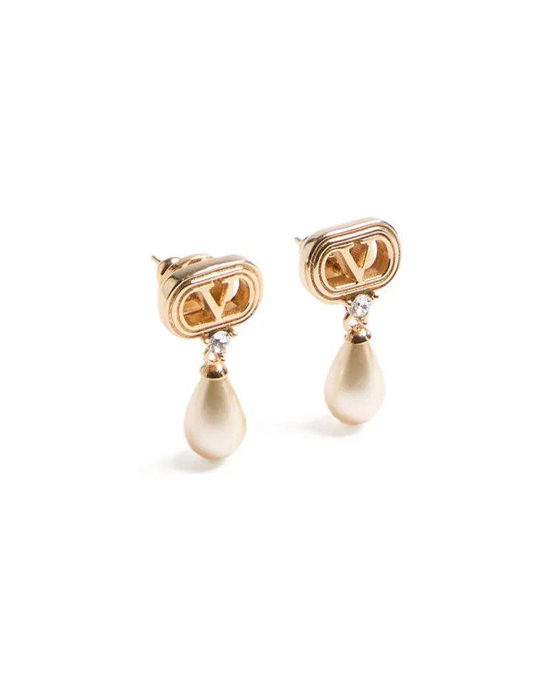 Valentino Garavani Ovalette-Ohrringe Gold