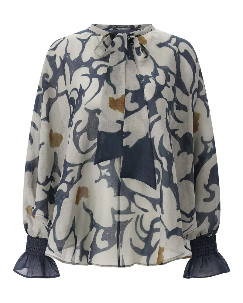 Luisa Cerano Tunika mit Bindedetail Beige