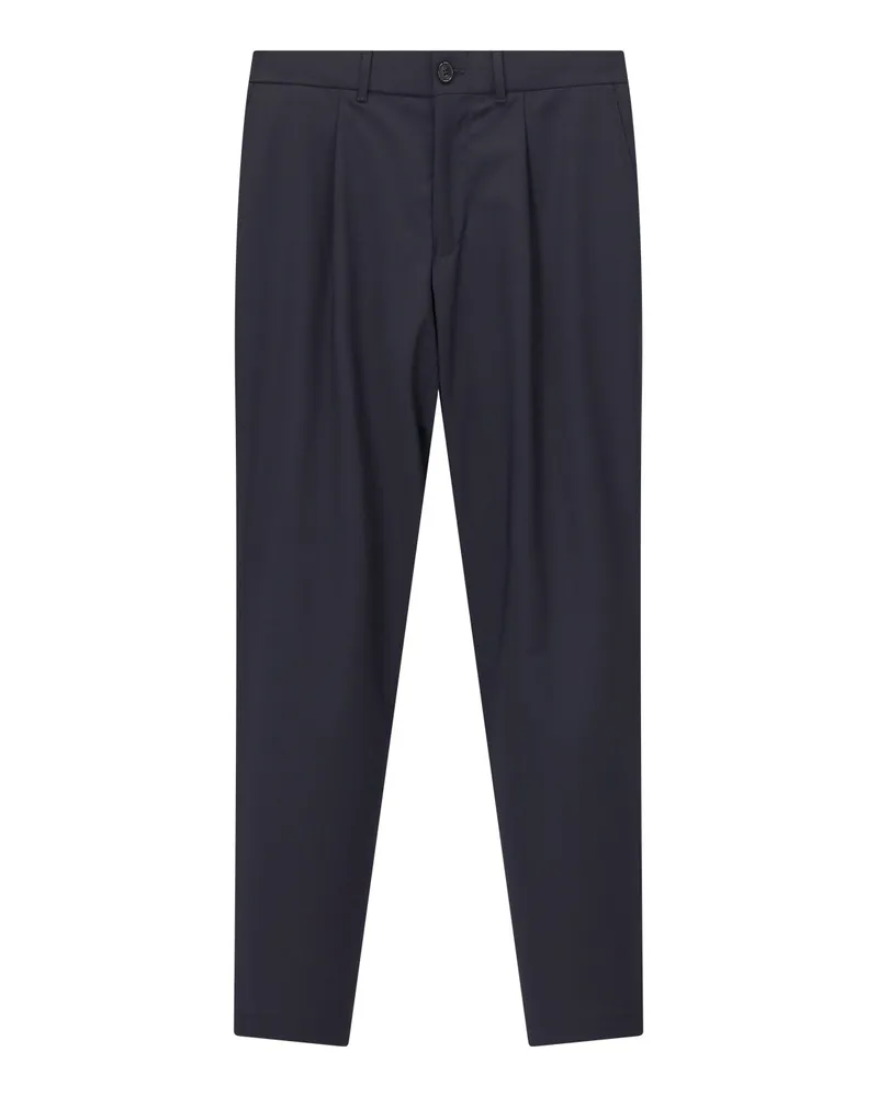 Dressler Hose aus Wolle Dunkelblau