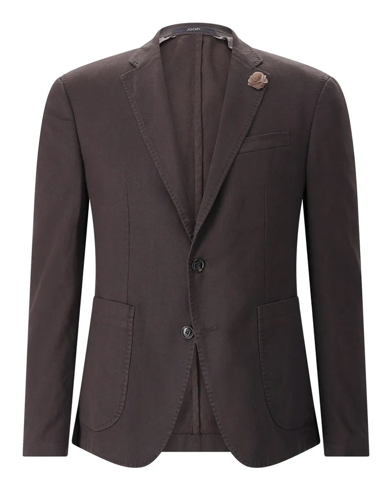 JOOP! Slim-Fit Sakko Hoverest Dunkelbraun
