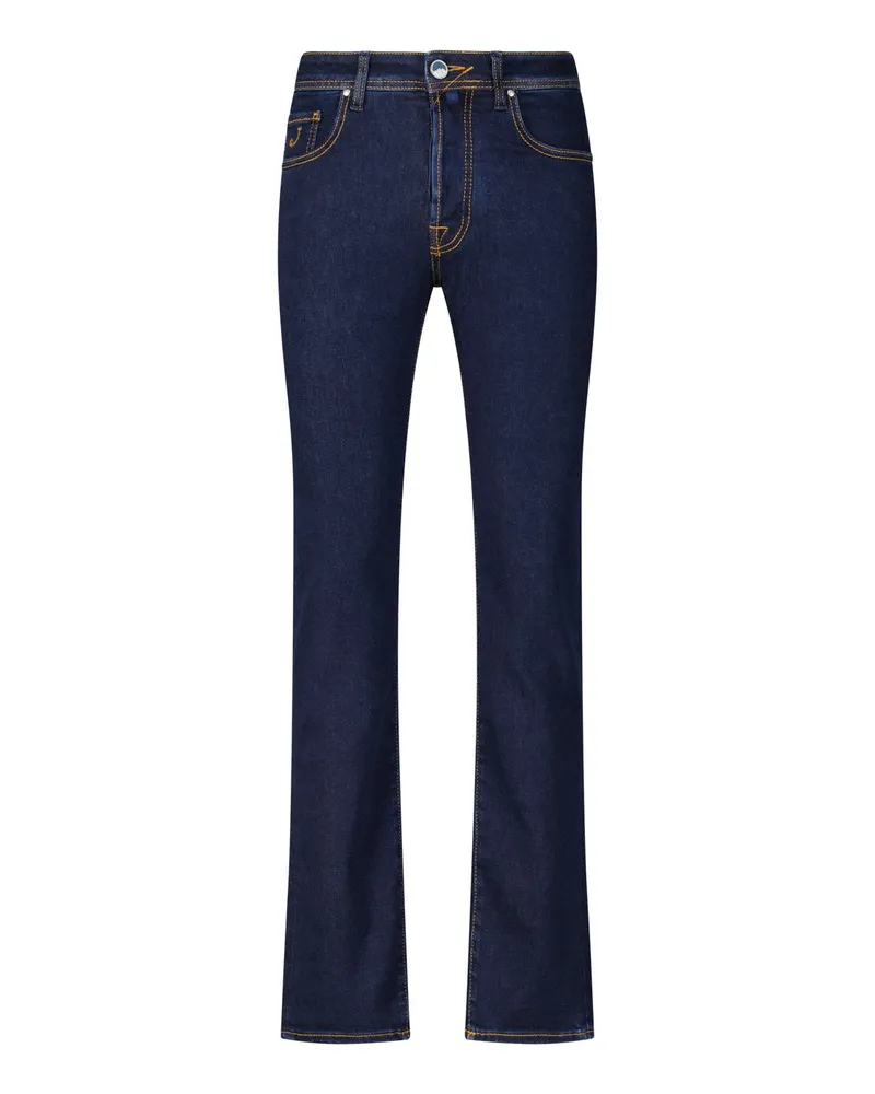 Jacob Cohën Slim-Fit Jeans Bard Dunkelblau