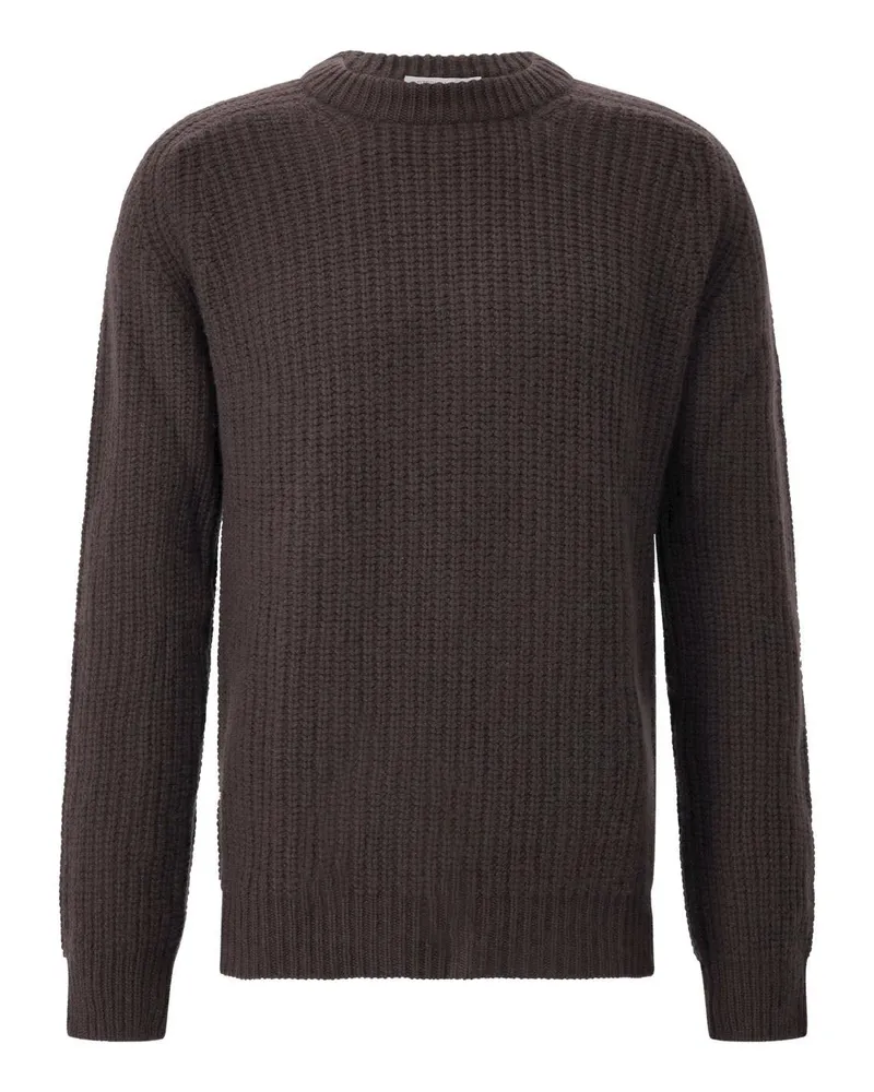 Stephan Boya Strickpullover aus Kaschmir Dunkelbraun