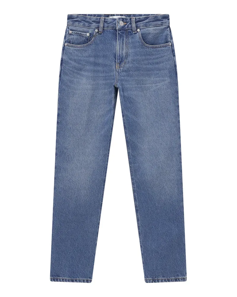 Victoria Beckham Relaxed-Fit-Jeans aus Baumwolle Blau