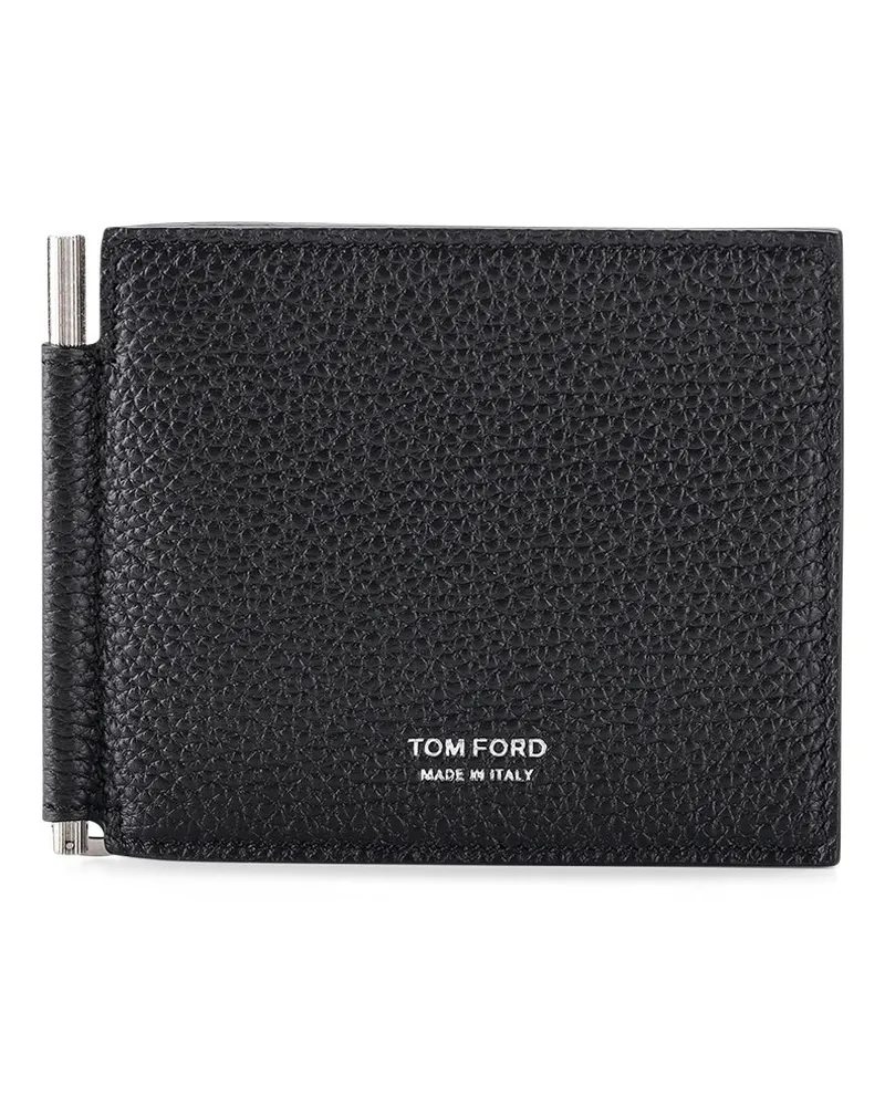 Tom Ford Portemonnaie aus Kalbsleder Schwarz