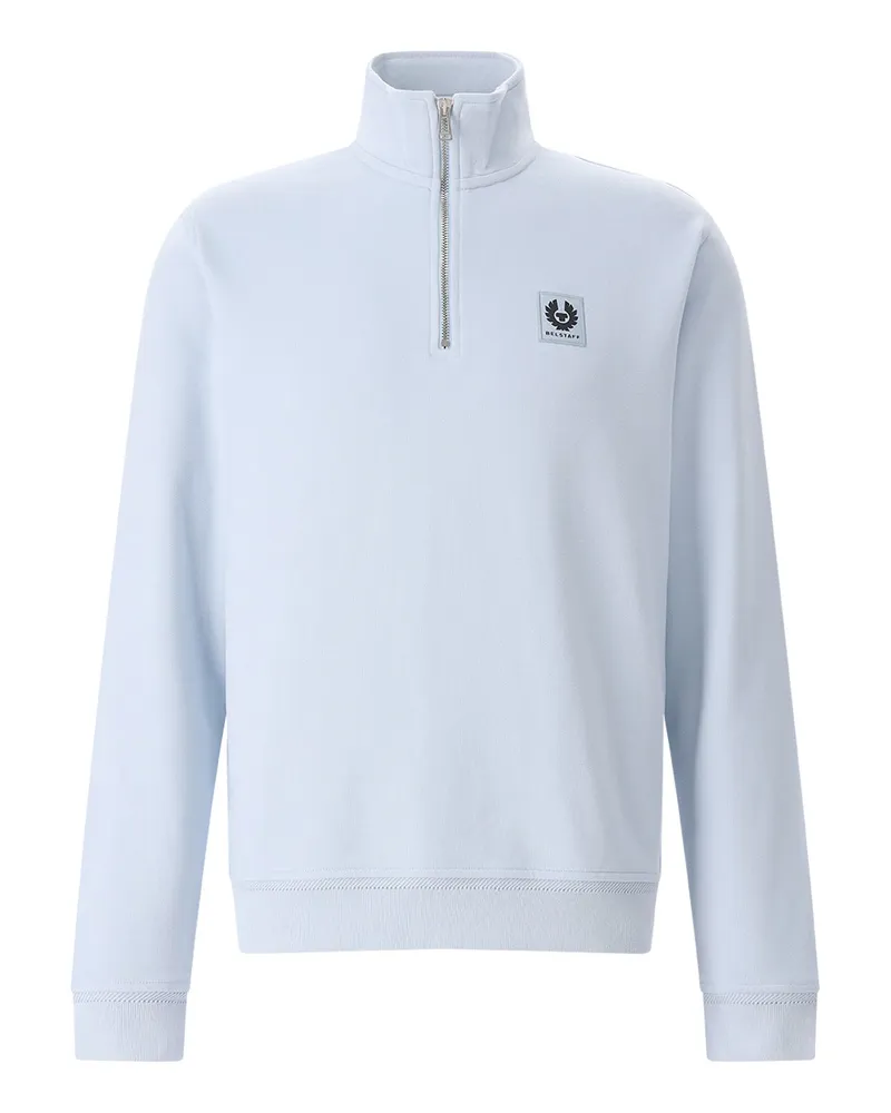 Belstaff Sweatshirt mit Logo Hellblau