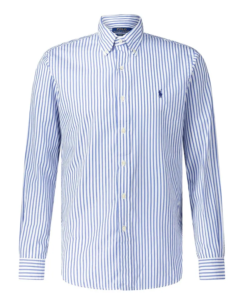 Ralph Lauren Gestreiftes Hemd Weiß