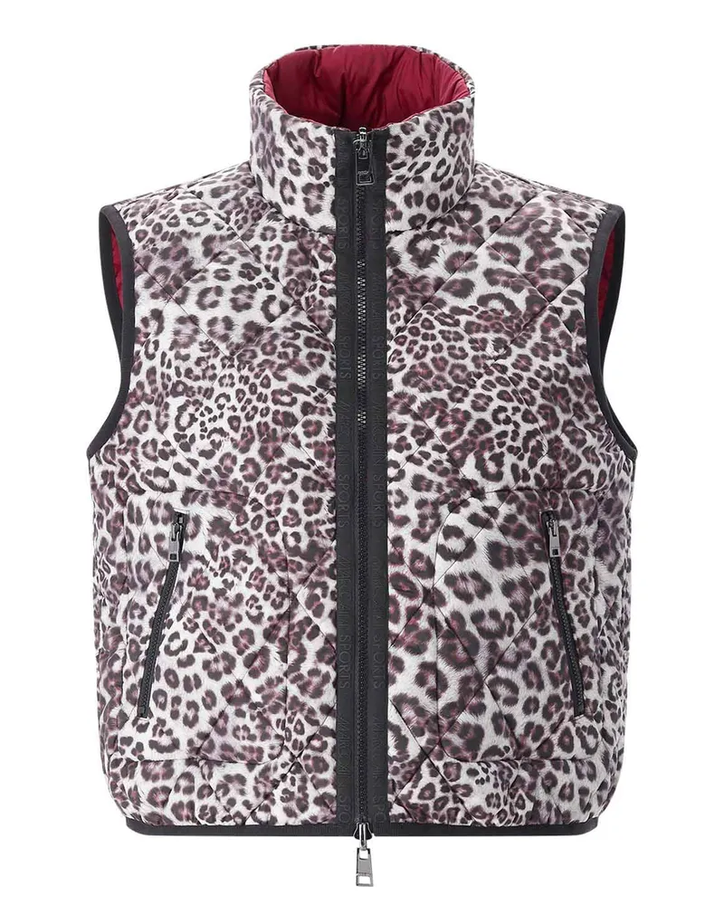 Marc Cain Wendbare Weste Dunkelrot