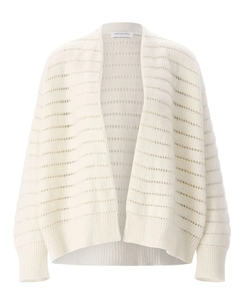 Stephan Boya Cardigan Tizia aus Kaschmir Creme