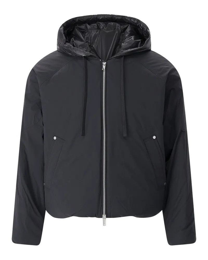 Moose Knuckles Jacke Tegan mit Logo Schwarz