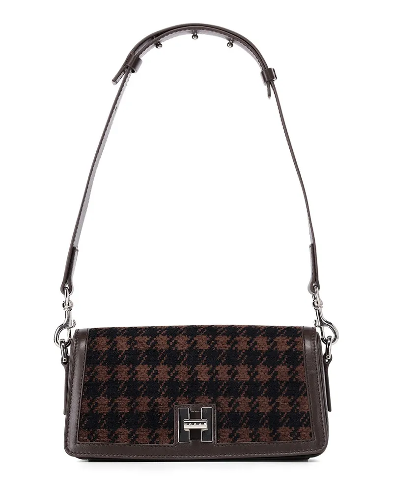 Hogan Tasche aus Wolle & Leder Braun