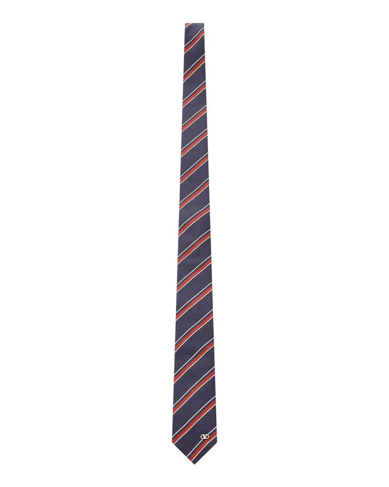 Valentino Garavani Krawatte aus Seide Navy